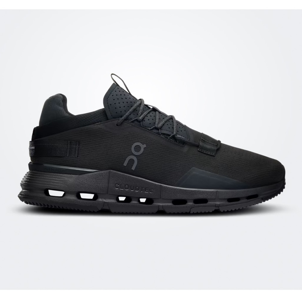 On Cloudnova 2 All Black Running Shoes Women's 7.5 US